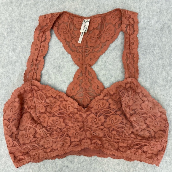 FREE PEOPLE Intimately Galloon Lace Racerback sz Large - Picture 5 of 11